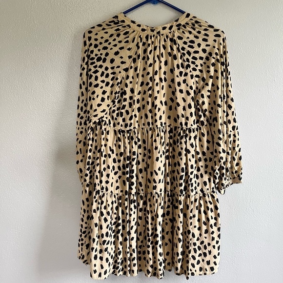 [Vineyard Vines] Leopard Tiered Dress- Size XXS - Picture 4 of 10